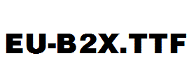 EU-B2X.ttf字体下载