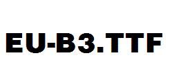 EU-B3.ttf字体下载
