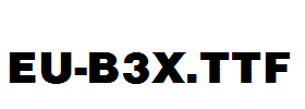 EU-B3X.ttf字体下载