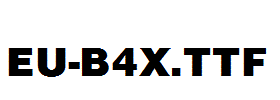 EU-B4X.ttf字体下载