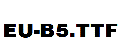 EU-B5.ttf字体下载