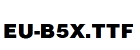 EU-B5X.ttf字体下载