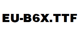 EU-B6X.ttf字体下载