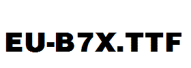 EU-B7X.ttf字体下载