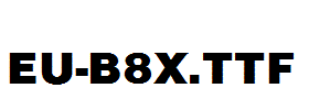 EU-B8X.ttf字体下载