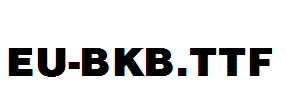EU-BKB.ttf字体下载