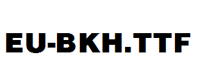EU-BKH.ttf字体下载