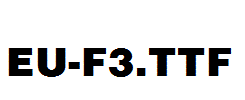 EU-F3.ttf字体下载