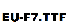 EU-F7.ttf字体下载