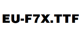 EU-F7X.ttf字体下载