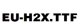 EU-H2X.ttf字体下载