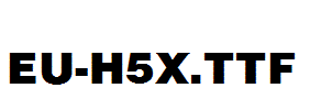 EU-H5X.ttf字体下载