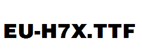 EU-H7X.ttf字体下载