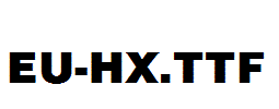 EU-HX.ttf字体下载