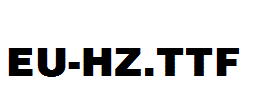 EU-HZ.ttf字体下载