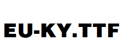 EU-KY.ttf字体下载