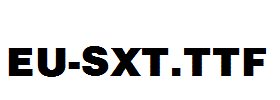 EU-SXT.ttf字体下载