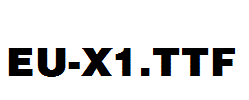 EU-X1.ttf字体下载