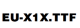 EU-X1X.ttf字体下载