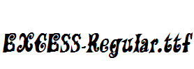 EXCESS-Regular.ttf字体下载