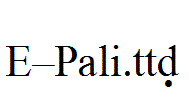 E_Pali.ttf字体下载
