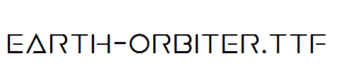 Earth-Orbiter.ttf字体下载