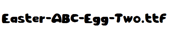 Easter-ABC-Egg-Two.ttf字体下载