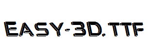Easy-3D.ttf字体下载