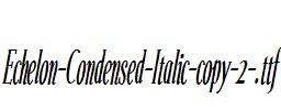 Echelon-Condensed-Italic-copy-2-.ttf字体下载