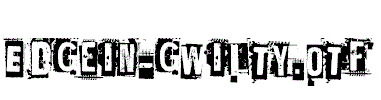 EdGein-Gwilty.otf字体下载