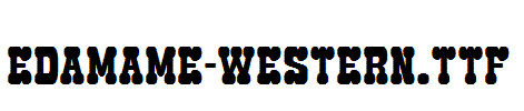 Edamame-Western.ttf字体下载
