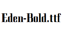 Eden-Bold.ttf字体下载