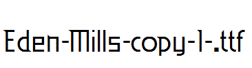 Eden-Mills-copy-1-.ttf字体下载