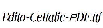 Edito-CeItalic-PDF.ttf字体下载