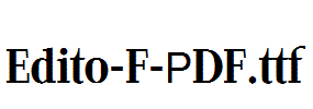 Edito-F-PDF.ttf字体下载