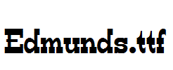 Edmunds.ttf字体下载
