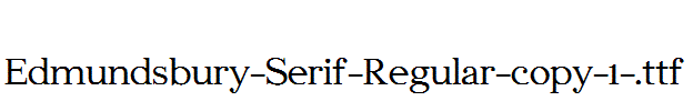Edmundsbury-Serif-Regular-copy-1-.ttf字体下载