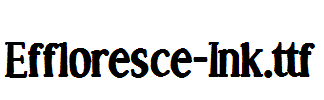 Effloresce-Ink.ttf字体下载