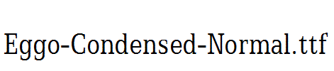 Eggo-Condensed-Normal.ttf字体下载