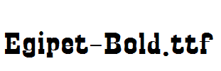 Egipet-Bold.ttf字体下载