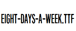 Eight-Days-A-Week.ttf字体下载