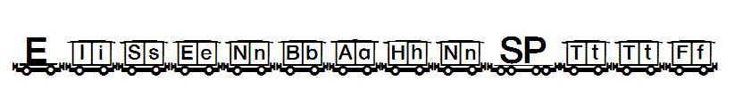 Eisenbahn.otf字体下载