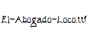El-Abogado-Loco.ttf字体下载