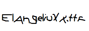 ElAngeliuXx.ttf字体下载