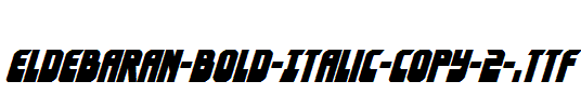 Eldebaran-Bold-Italic-copy-2-.ttf字体下载