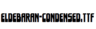 Eldebaran-Condensed.ttf字体下载