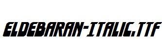 Eldebaran-Italic.ttf字体下载
