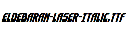 Eldebaran-Laser-Italic.ttf字体下载