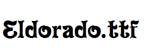 Eldorado.ttf字体下载