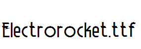 Electrorocket.otf字体下载